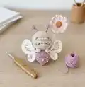 Elvina, the delicate butterfly Amigurumi Pattern step 3 - details and accessories