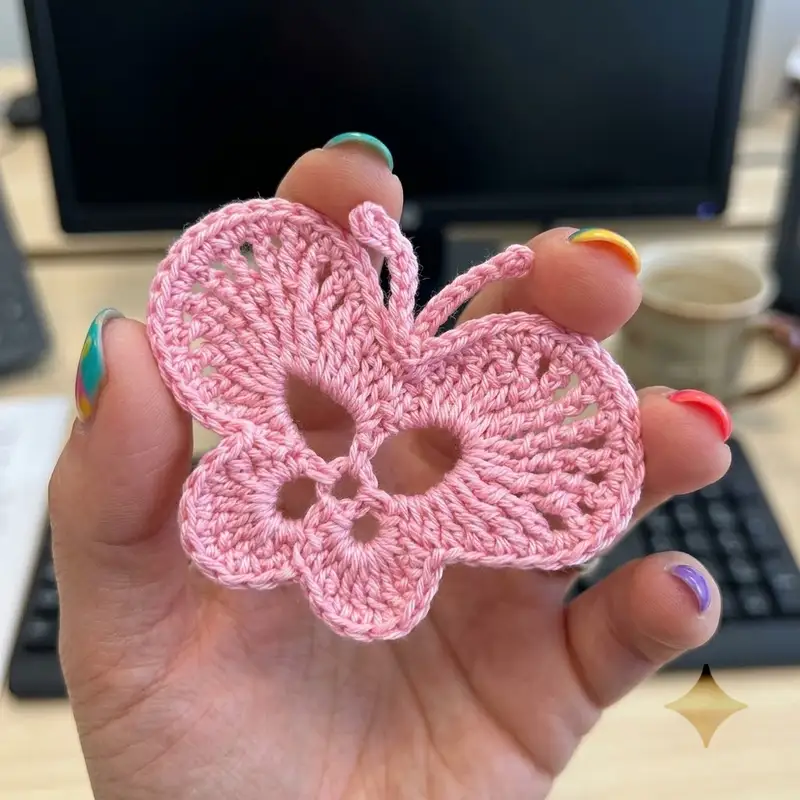 Complimentary Intermediate crochet pattern: Butterfly Pattern - Simple to follow guide