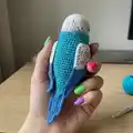 Budgerigar Amigurumi Pattern step 4 - final assembly and finishing