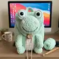 Plush Backpack Frog Amigurumi Pattern step 3 - details and accessories
