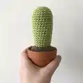 Desert Crochet Cactus Amigurumi Pattern step 4 - final assembly and finishing
