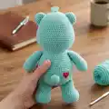 Basic Bear Amigurumi Pattern step 4 - final assembly and finishing