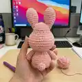 Rabbit Amigurumi Pattern step 4 - final assembly and finishing