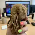 Baby Cthulhu Amigurumi Pattern step 2 - assembly progress