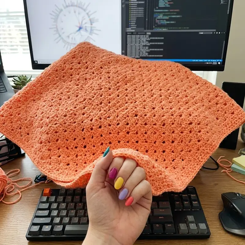 Complimentary Beginner Friendly crochet pattern: Easy Peasy Crochet Baby Blanket Pattern - Simple to follow guide