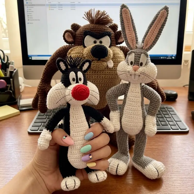 Quality crochet pattern: Looney Tunes Bugs & Pals Amigurumi Pattern - Intermediate level guide with complete instructions