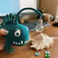Anglerfish SAM Amigurumi Pattern step 2 - assembly progress