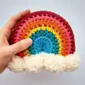 Brighten Your Day Crochet Rainbow Stuffie Amigurumi Pattern step 4 - final assembly and finishing