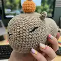 Capybara Amigurumi Pattern step 2 - assembly progress