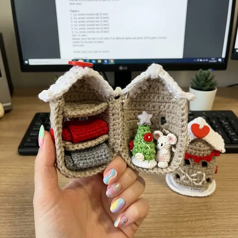 Complimentary Intermediate crochet pattern: Elendan Dollhouse Amigurumi Pattern - Simple to follow guide