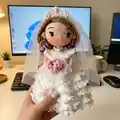 Farrah Doll Amigurumi Pattern step 1 - construction progress