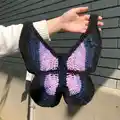 Butterfly Bag Crochet Pattern step 4 - final assembly and finishing