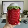 Fruit Snack Coozie Pack Pattern step 2 - assembly progress