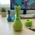 Bunny Amigurumi Pattern step 3 - details and accessories