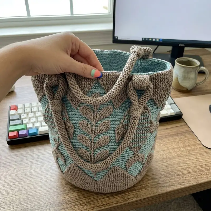Complimentary Intermediate crochet pattern: Corfu Bag Pattern - Simple to follow guide