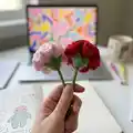 Carnation Flower Pattern step 4 - final assembly and finishing