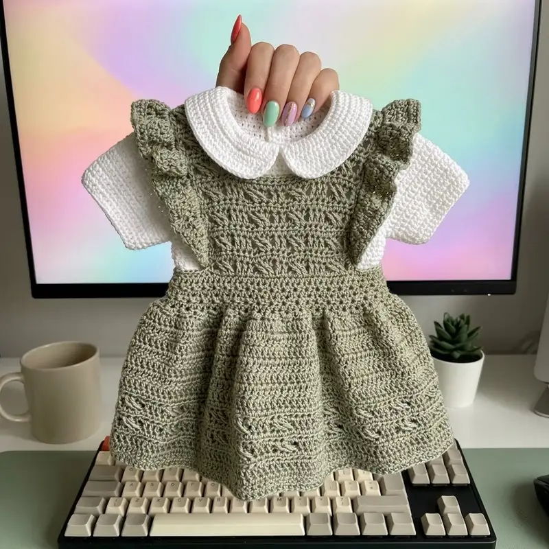 Complimentary Intermediate crochet pattern: Baby Dress Pattern - Simple to follow guide