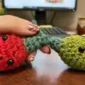 Holiday Lights Amigurumi Pattern step 2 - assembly progress