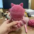 Alice in Wonderland Amigurumi Pattern step 4 - final assembly and finishing