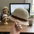 Bucket Hat Crochet Pattern step 1 - construction progress