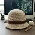 Bucket Hat Crochet Pattern step 3 - details and accessories