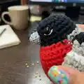 Bullfinch Amigurumi Pattern step 2 - assembly progress