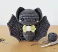 Baby Bat Amigurumi Pattern step 3 - details and accessories