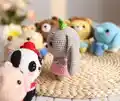 Cute Mini Animal Amigurumi Pattern step 2 - assembly progress