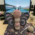 Ava the Butterfly Amigurumi Pattern step 3 - details and accessories