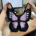 Butterfly Bag Crochet Pattern step 1 - construction progress