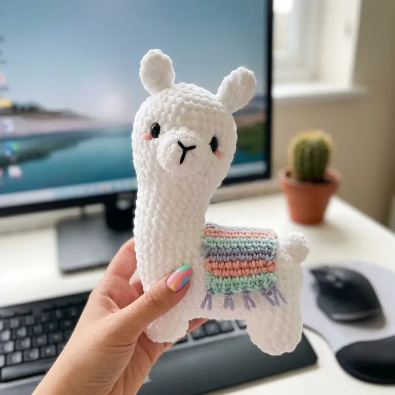 Complimentary Advanced crochet pattern: Layla the Llama Amigurumi Pattern - Simple to follow guide