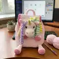 Plush Backpack Unicorn Amigurumi Pattern step 3 - details and accessories