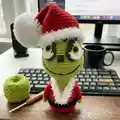 Grinch Inspired Amigurumi Pattern step 3 - details and accessories