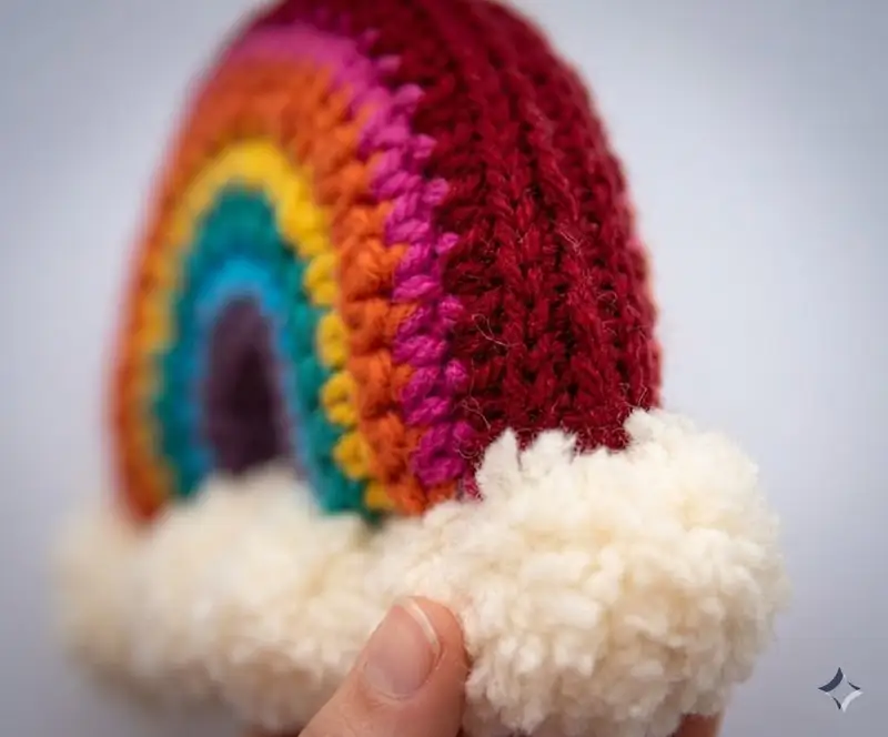 Complimentary Beginner Friendly crochet pattern: Brighten Your Day Crochet Rainbow Stuffie Amigurumi Pattern - Simple to follow guide