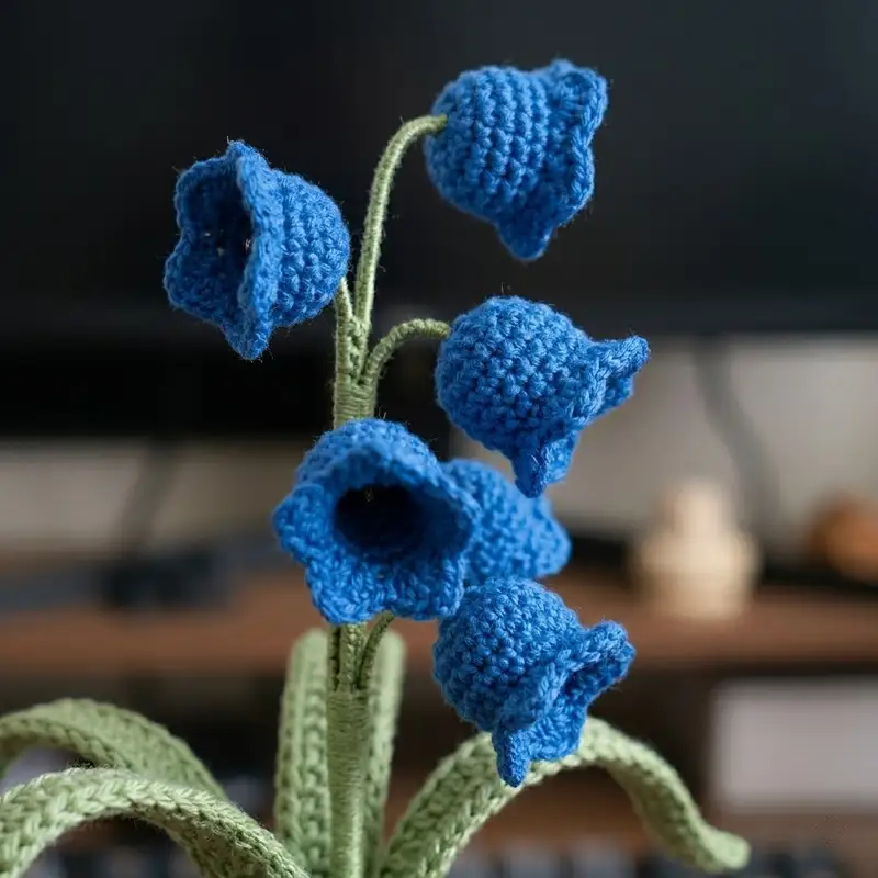 Complimentary Intermediate crochet pattern: Crochet Bluebell Pattern - Simple to follow guide