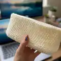 Basic Crochet Basket Pattern step 2 - assembly progress