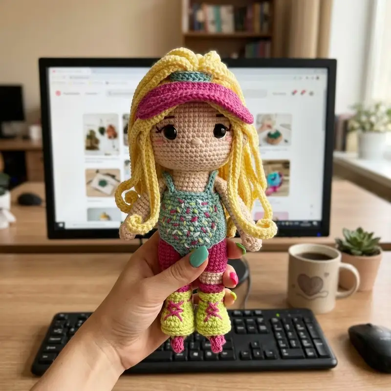 Complimentary Intermediate crochet pattern: Barbs Amigurumi Pattern - Simple to follow guide