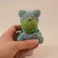 Bulbasaur Amigurumi Pattern step 4 - final assembly and finishing