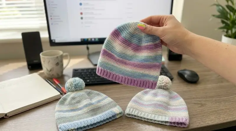 Complimentary Beginner Friendly crochet pattern: Bonnie Beanie Pattern - Simple to follow guide