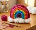 Brighten Your Day Crochet Rainbow Stuffie Amigurumi Pattern step 3 - details and accessories
