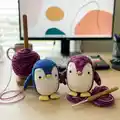 Brian the Penguin Amigurumi Pattern step 3 - details and accessories