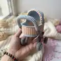 Doll in a Baby-Carriage Amigurumi Pattern step 4 - final assembly and finishing