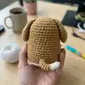 Beagle Dog Amigurumi Pattern step 4 - final assembly and finishing