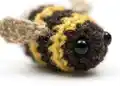 Crochet bumblebees Amigurumi Pattern step 2 - assembly progress