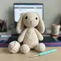 Bobby the Bighorn Sheep Amigurumi Pattern step 3 - details and accessories