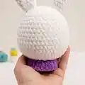 Lily Bunny Amigurumi Pattern step 4 - final assembly and finishing