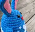 Azumarill Amigurumi Pattern step 2 - assembly progress