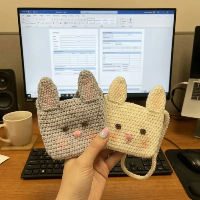 Complimentary Beginner Friendly crochet pattern: Bunny Bag Pattern - Simple to follow guide