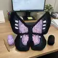Butterfly Bag Crochet Pattern step 3 - details and accessories