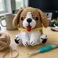 Beagle Dog Amigurumi Pattern step 3 - details and accessories